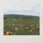 秋はがき ポストカード (正面)