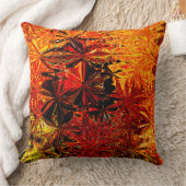 秋はっきりした色抽象芸術 クッション (ブランケット)