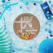 秋はイエスのために、彼は決して葉1   ペーパープレート (パーティー)