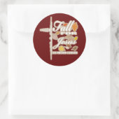 秋はイエス葉にTシャツ ラウンドシール (バッグ)