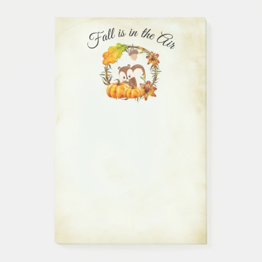 秋はエアリス&カボチャ ポストイット (正面)