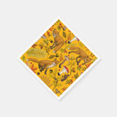 秋はオレンジ色 スタンダードカクテルナプキン (角)