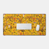 秋はオレンジ色 デスクマット (キーボード&マウス)