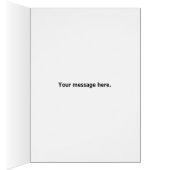 秋はグリーティングカードの美しさを見せる (内側 (右))