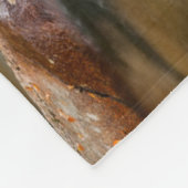 秋はニューハンプシャー州ジェファーソンブルック フリースブランケット (角)