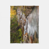 秋はニューハンプシャー州ジェファーソンブルック フリースブランケット (正面)