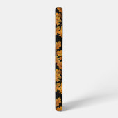 秋はフクロフクロウ黒 SAMSUNG GALAXYケース (左側面)