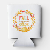 秋はマイお気に入りのカラー紅葉リース 缶クーラー (裏面)