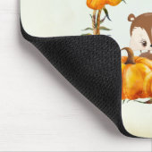 秋はリスと空気タイポグラフィにある マウスパッド (コーナー)