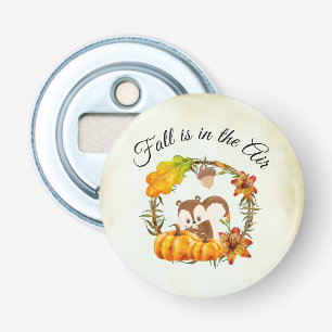 秋はリスと空気タイポグラフィにある 栓抜き