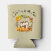 秋はリスと空気タイポグラフィにある 缶クーラー (裏面)