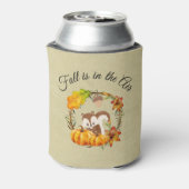 秋はリスと空気タイポグラフィにある 缶クーラー (缶裏面)