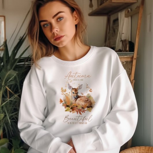 秋は事を運ぶのがいかに美しいか示す スウェットシャツ