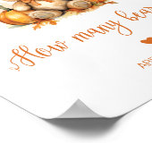 秋は何人がベビーシャワーゲームポスターを推測する ポスター (角)