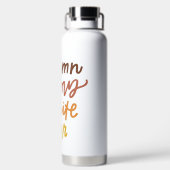 秋は僕のお気に入りの色 ウォーターボトル (背面)