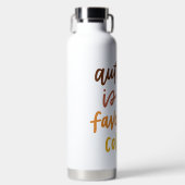 秋は僕のお気に入りの色 ウォーターボトル (正面)