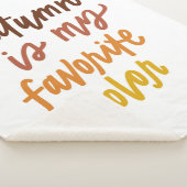 秋は僕のお気に入りの色 シェルパブランケット (3/4)