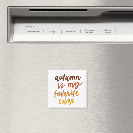 秋は僕のお気に入りの色 マグネット (インサイチュ (食洗機))