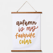 秋は僕のお気に入りの色 吊り下げ型タペストリー (正面)