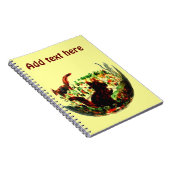 秋は動物の芸術を蓄えます ノートブック (右側)