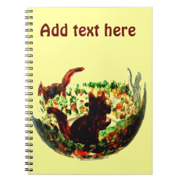 秋は動物の芸術を蓄えます ノートブック