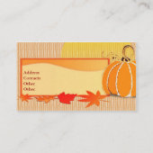 秋は名刺を着色します 名刺 (裏面)