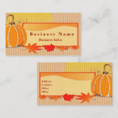 秋は名刺を着色します 名刺 (正面/裏面)