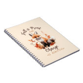 秋は変化が美しい証拠 ノートブック (右側)