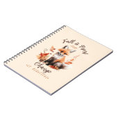 秋は変化が美しい証拠 ノートブック (左側)