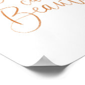 秋は変化が美しい証拠 ポスター (角)