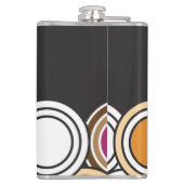 秋は完全な円にあります フラスク (裏面)