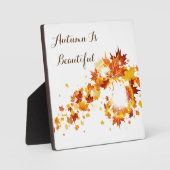 秋は斑が好い フォトプラーク (正面)