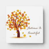 秋は斑が好い フォトプラーク (正面)