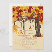 秋は来る招待状 招待状 (正面)