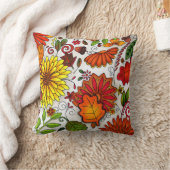 秋は枕を着色します クッション (ブランケット)