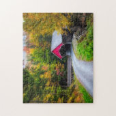 秋は橋を渡る ジグソーパズル (縦)