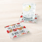 秋は決して信仰を葉持たない ガラスコースター (アングル)