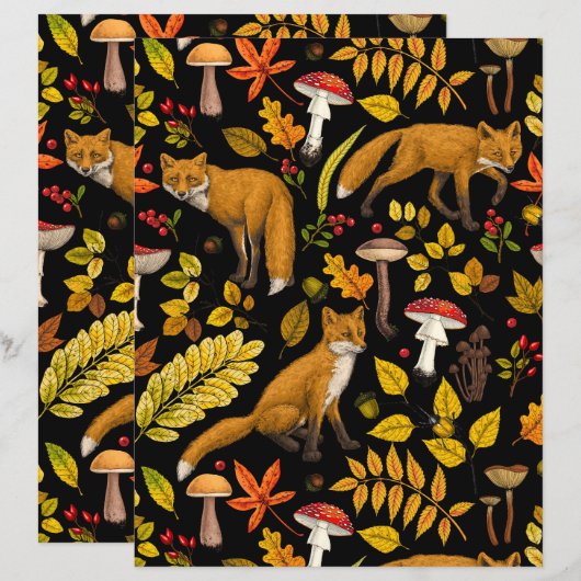 秋は狐の色を付ける (正面/裏面)