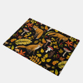 秋は狐の色を付ける ドアマット (アングル)