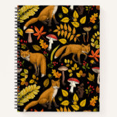 秋は狐の色を付ける ノートブック (正面)