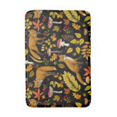 秋は狐の色を付ける バスマット (正面縦)