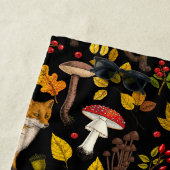 秋は狐の色を付ける ビーチタオル (インサイチュ)