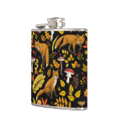 秋は狐の色を付ける フラスク (左)