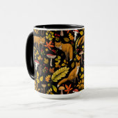 秋は狐の色を付ける マグカップ (正面左)