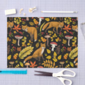 秋は狐の色を付ける 薄葉紙 (クラフト)