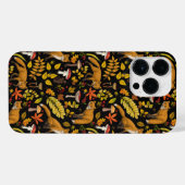 秋は狐の色を付ける iPhoneケース (裏面横)