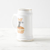 秋は私お気に入りのの2番目のFワード – Autumn Cat ビールジョッキ (正面左)