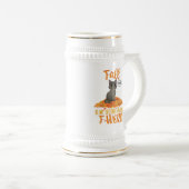 秋は私お気に入りのの2番目のFワード – Autumn Cat ビールジョッキ (正面右)