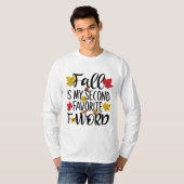 秋は私お気に入りのの2番目のFワード Tシャツ (正面フル)