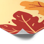 秋は私たちにどのように美しい引用文 ポスター (角)